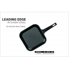 Leading Edge grill  pan die cast nonstick coating