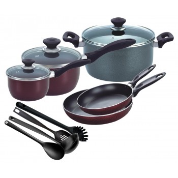 Kitchen king-traditional 12pc cookware set