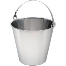 Stainless Steel Bucket 10 Litre Graduated