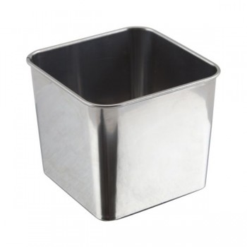 Stainless Steel Square Tub 8X8X6cm